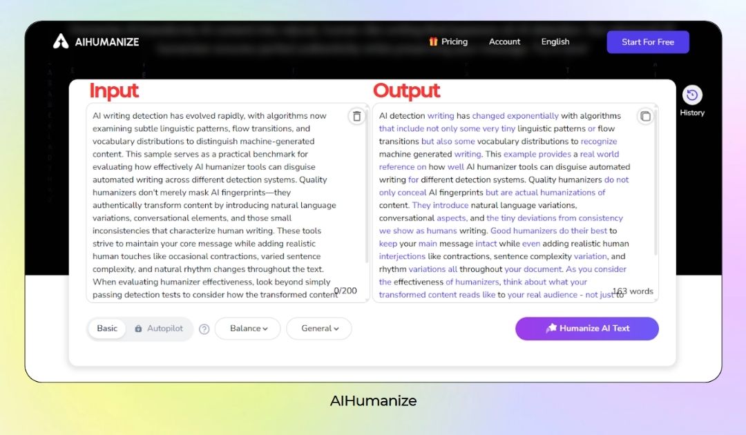 AIHumanize Tool Result Testing