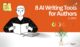 8 AI Writing Tools for Novels (Fiction & Nonfiction) Every Author Needs 3 AI Writing Tools for Novels
