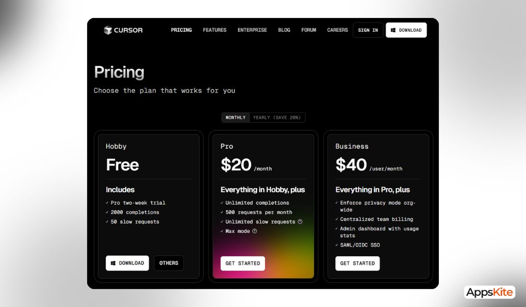 Cursor AI Pricing