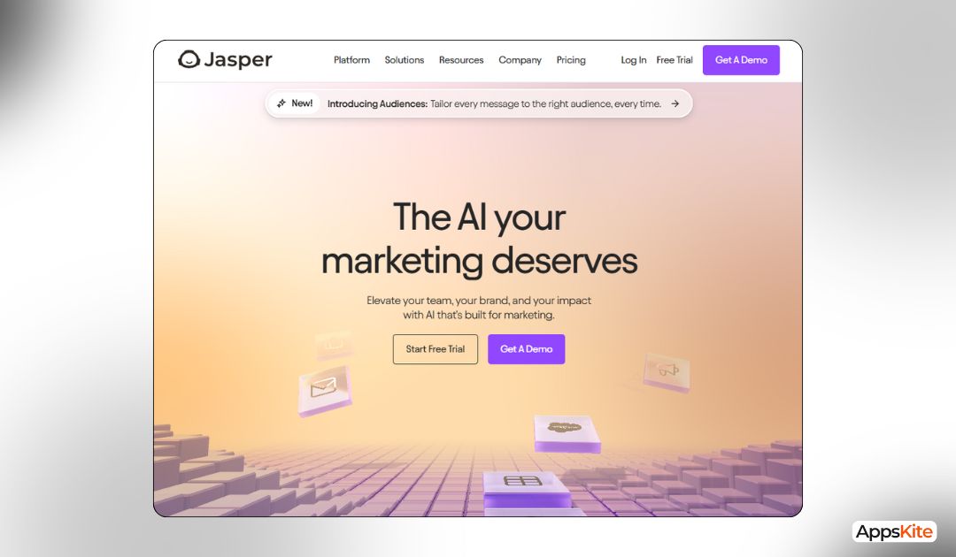 Jasper Landing page